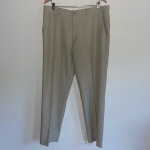 Alfani Men’s Slim Fit Linen Blend Dress Pants Size 36x32